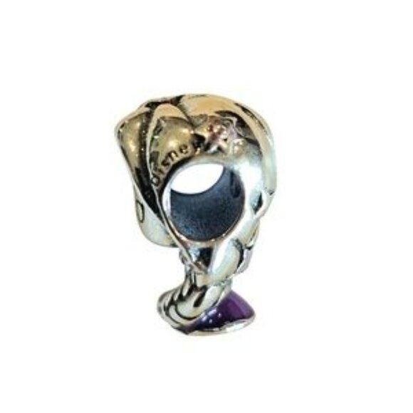 Pandora Disney Sterling Silver Rapunzel from Tangled Princess Bracelet Charm - Picture 4 of 4